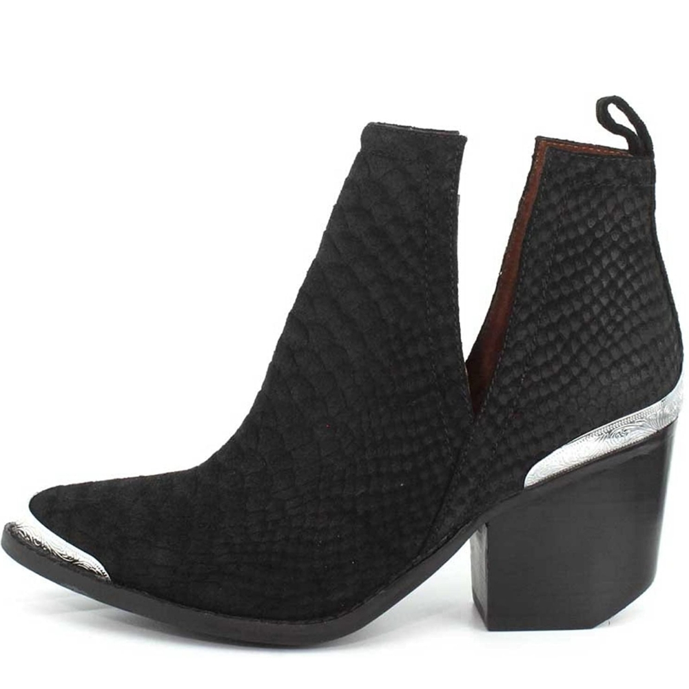Jeffrey Campbell Cromwell Western Suede Booties.. Size 7